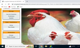 Logiciel de gestion en ligne de elevage de poulets